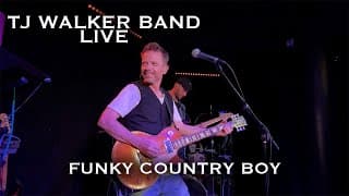 TJ Walker Band -  Funky Country Boy Live -  Brunswick Hove July 2024 -  Live recording no editing